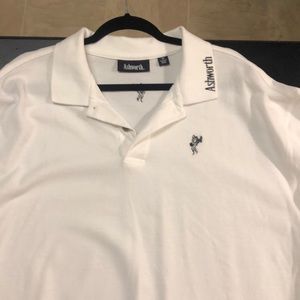 White Mens ash worth polo